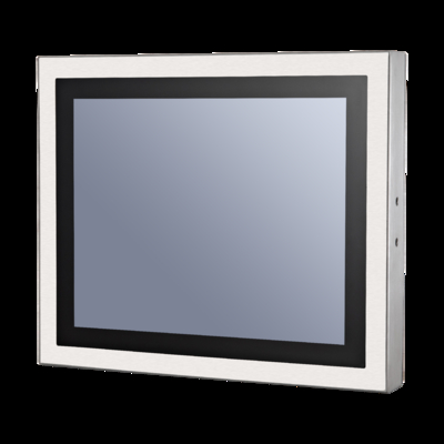 19" waterproof dustproof stainless steel 304 316 touch panel PC computer for food, beverage, biotechnology HMI fanless industrial all in one M12 connector